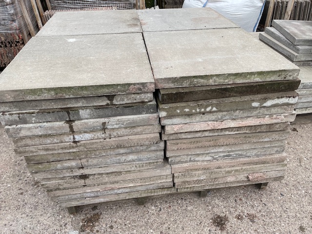 Reclaimed Concrete Slabs 600mm x 600mm x 50mm