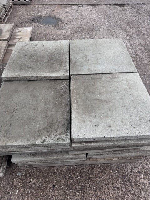 Reclaimed Concrete Slabs 600mm x 600mm x 50mm (BATCH 50)