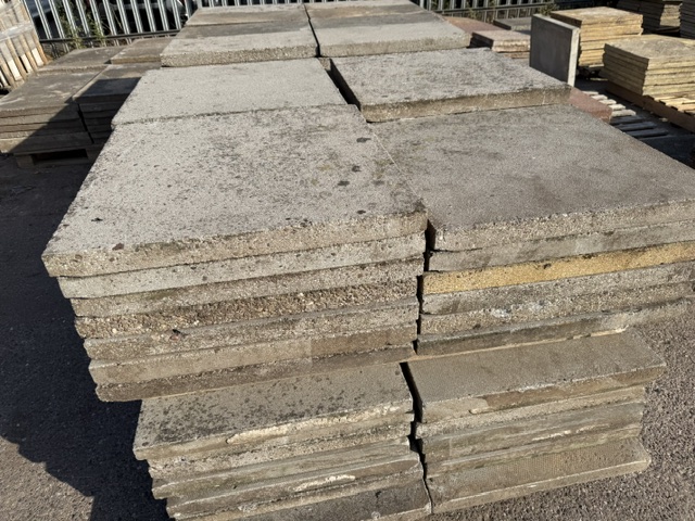 Reclaimed Concrete Slabs 600mm x 600mm x 50mm (BATCH 50)