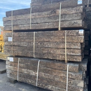 Reclaimed Oak Railway Sleepers Hardwood Grade A
