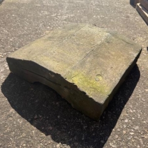 Reclaimed Staffordshire blue flat top 13" wall coper