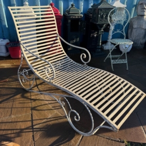 Garden lounger (Antique Grey)