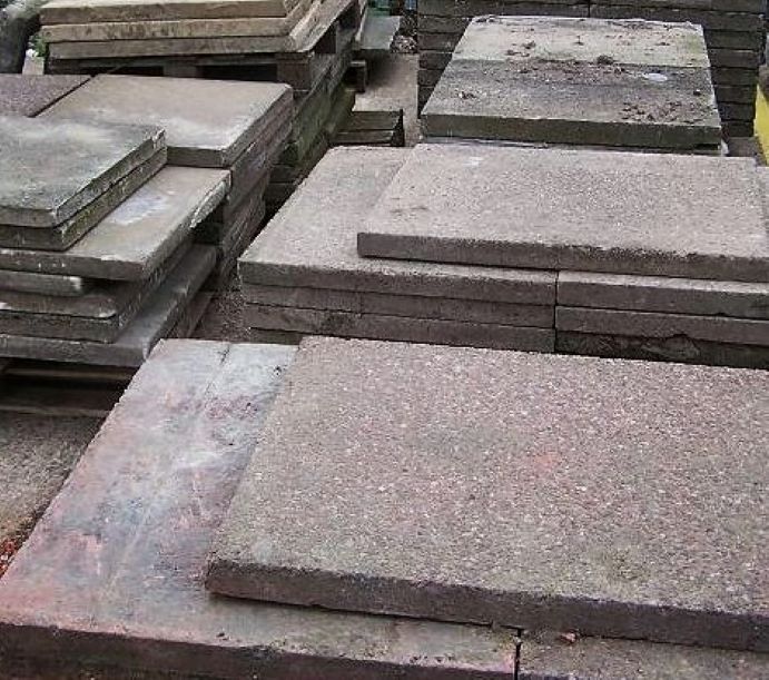 Enquire for quote - Reclaimed Concrete Paving Slabs (Various Size)