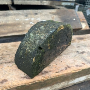 Staffordshire blue solid half round coping stone 3"
