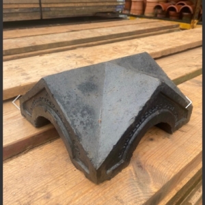 Blue Triangular T Section Wall Coping Stone (Wooliscroft & Son)