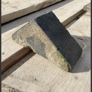 Staffordshire blue 3" apex coping stone