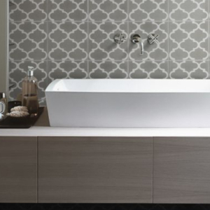 New Ca Pietra Trellis Floor/Wall Tiles Grey (0.48m2)