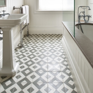 New Ca Pietra Modern Harlequin Floor/Wall Tiles Grey (0.48m2)