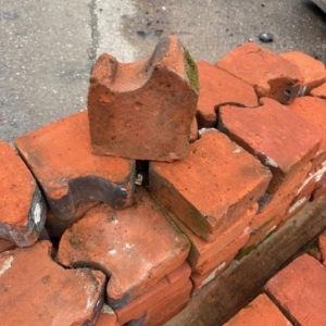 Handmade Corbel Scroll Brick