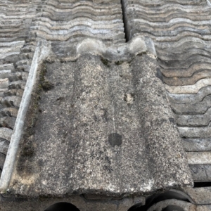 Reclaimed Double Roman Roof Tile (Grey)