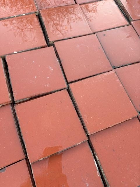 Stableford Quarry Floor Tiles (Red) 150mm x 150mm x 15mm