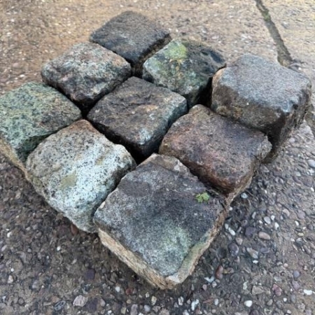Trentham granite cubes
